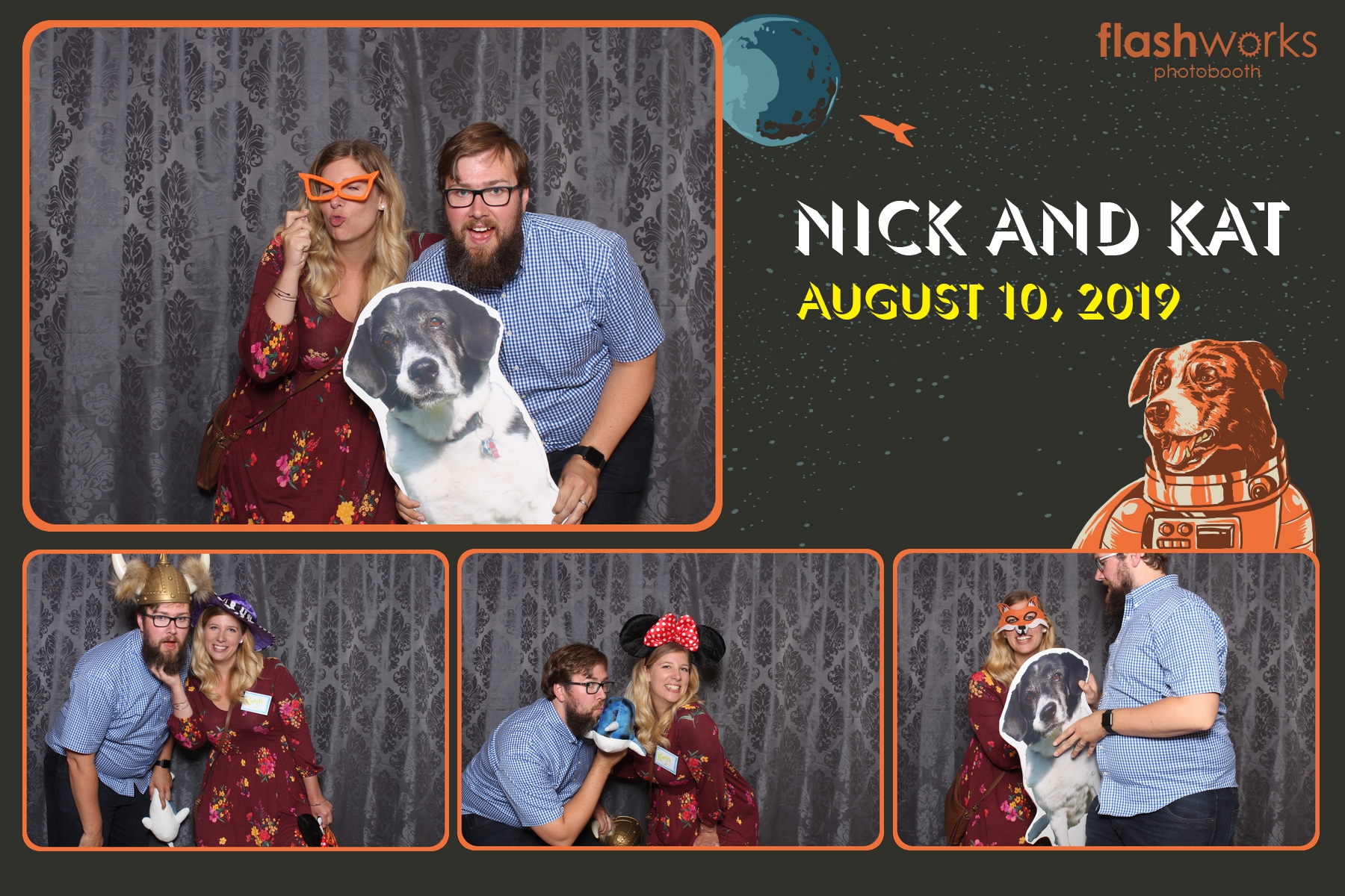 Nick and Kat's Wedding | View more photos from the event at gallery.flashworksphotobooth.com/u/FlashworksPhotoboothInc/Nick-and-Kats-Wedding